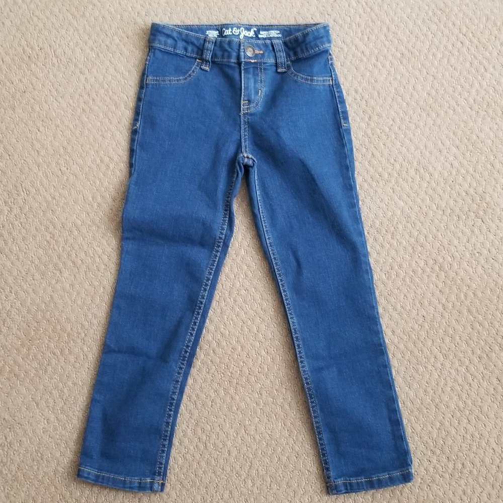 **NWOT** Cat & Jack Straight Leg Super Stretch Jeans Size 5